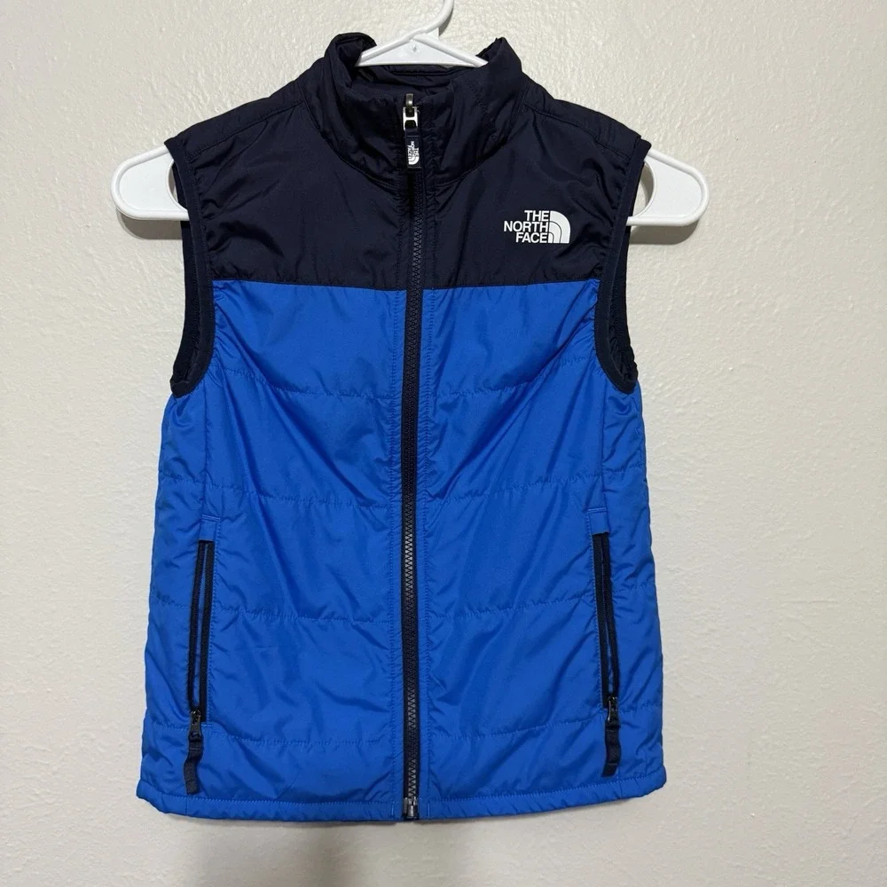 The North Face Reactor Puffer Vest Blue Size Small Youth 7/8 Mix‎ n Match